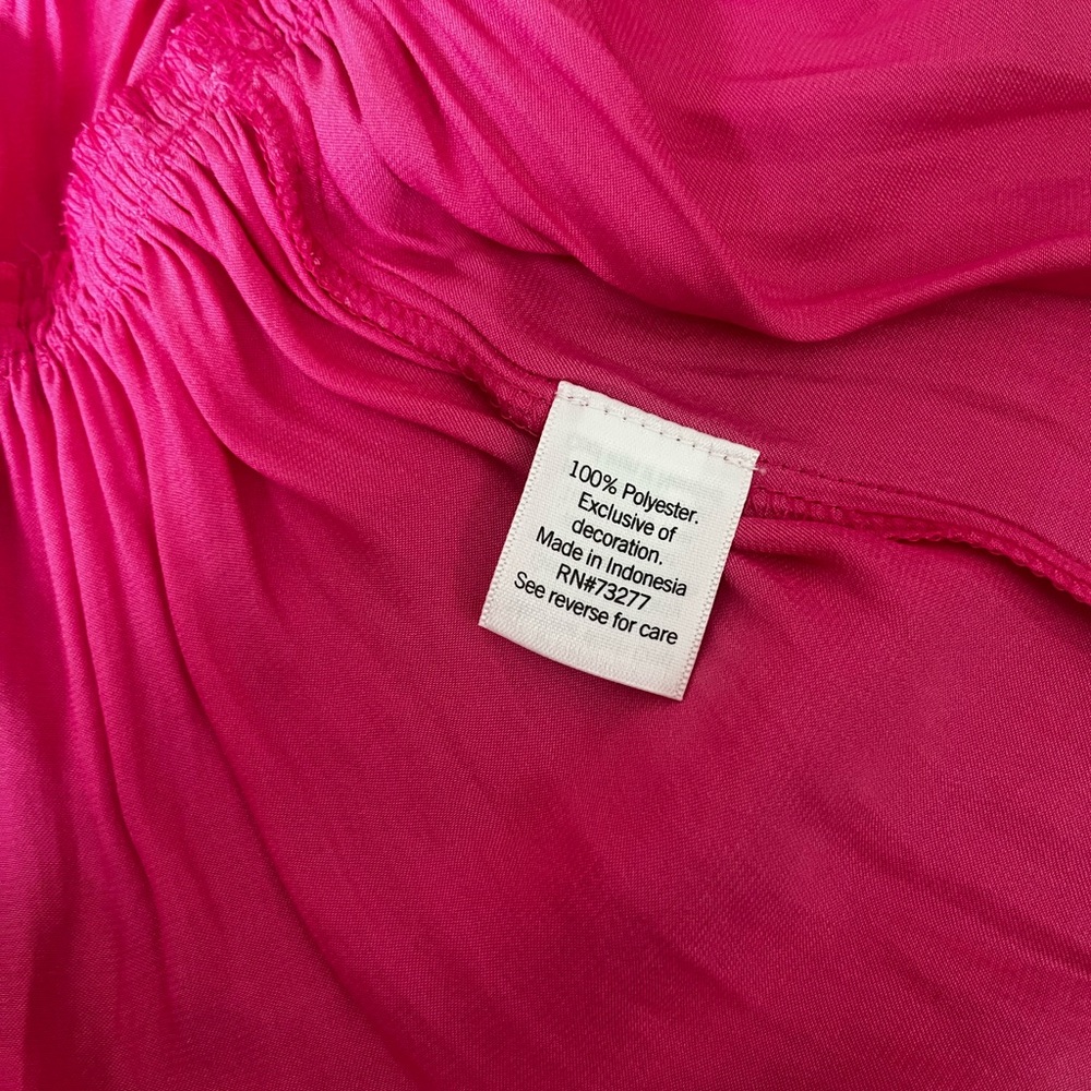 Nine West Fuchsia Long Sleeve Blouse - Picture 5 of 8